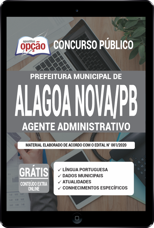 Apostila Prefeitura  de Alagoa Nova - PB PDF - Agente Administrativo