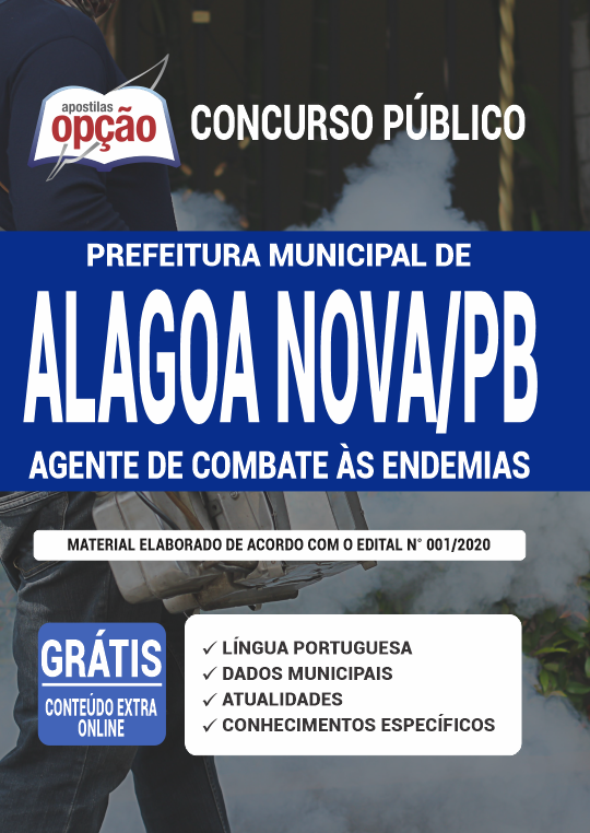 Apostila Prefeitura  Alagoa Nova - PB - Agente de Combate às Endemias