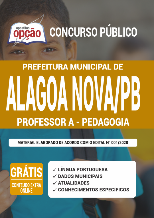 Apostila Prefeitura  Alagoa Nova - PB - Professor A - Pedagogia