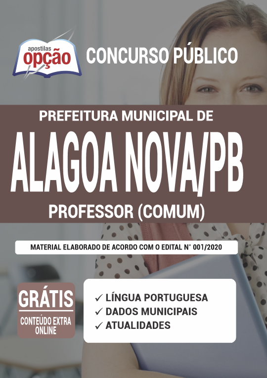 Apostila Prefeitura  Alagoa Nova - PB - Professor (Comum)