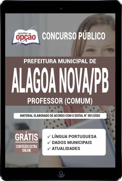 Apostila Prefeitura  Alagoa Nova - PB PDF - Professor (Comum)