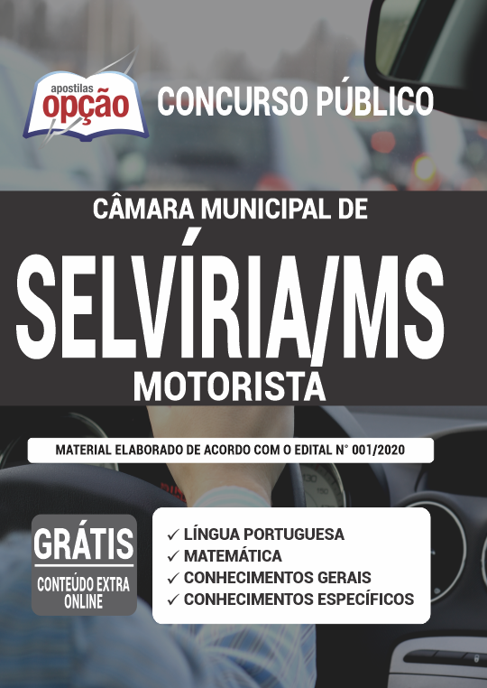 Apostila Câmara de Selvíria - MS - Motorista