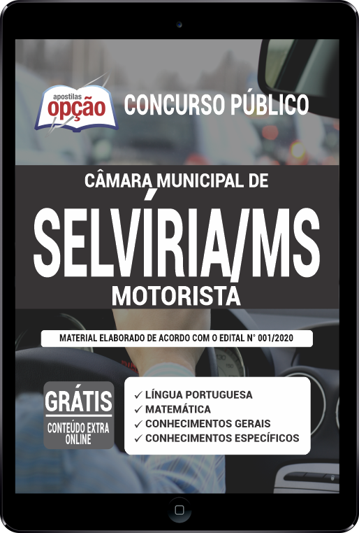 Apostila Câmara de Selvíria MS PDF - Motorista