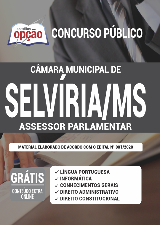 Apostila Câmara de Selvíria - MS - Assessor Parlamentar