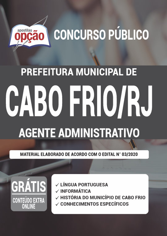 Apostila Prefeitura de Cabo Frio - RJ - Agente Administrativo