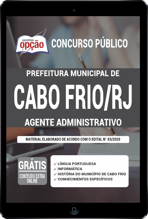 Apostila Prefeitura de Cabo Frio - RJ PDF - Agente Administrativo