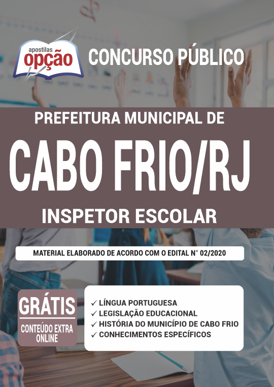 Apostila Prefeitura de Cabo Frio - RJ - Inspetor Escolar