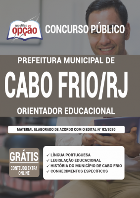 Apostila Prefeitura de Cabo Frio - RJ - Orientador Educacional