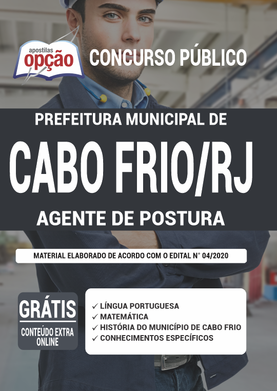 Apostila Prefeitura de Cabo Frio - RJ - Agente de Postura