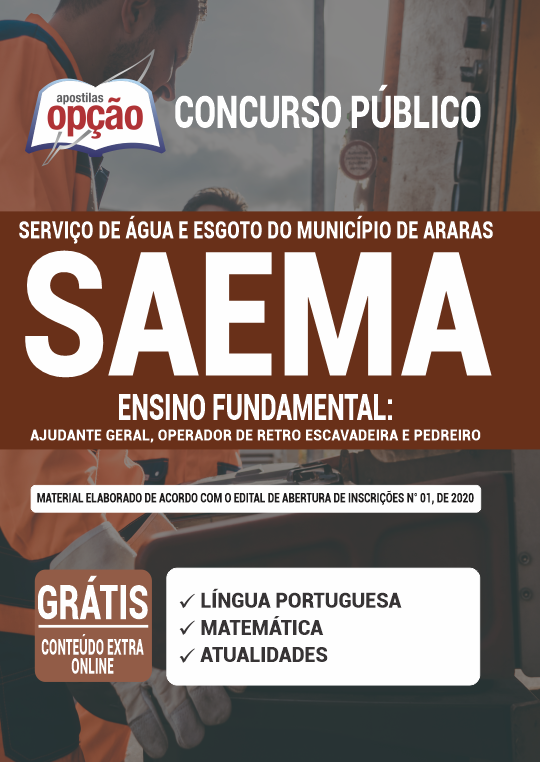 Apostila SAEMA de Araras - SP - Ensino Fundamental