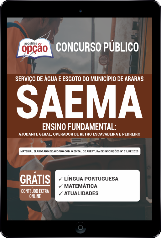 Apostila SAEMA de Araras - SP PDF - Ensino Fundamental