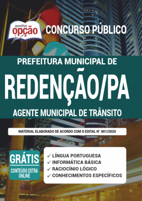 Apostila Prefeitura de Redenção - PA - Agente Municipal de Trânsito