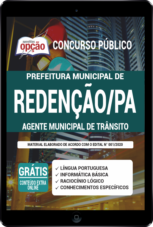 Apostila Prefeitura  Redenção - PA PDF Agente Municipal de Trânsito