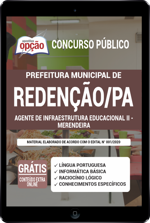 Apostila Prefeitura  de Redenção - PA PDF - Merendeira