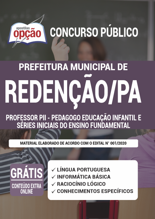 Apostila Prefeitura  de Redenção - PA - Professor PII