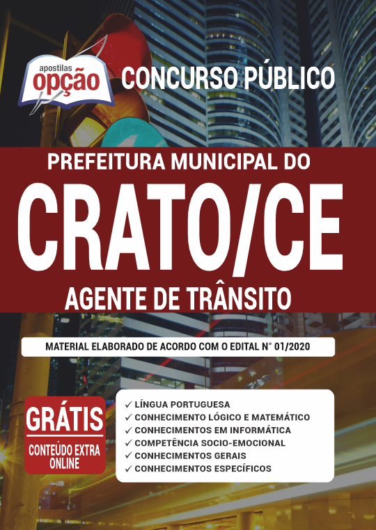 Apostila Prefeitura do Crato - CE - Agente de Trânsito