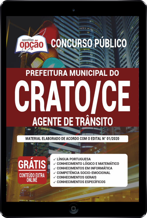 Apostila Prefeitura do Crato - CE PDF - Agente de Trânsito