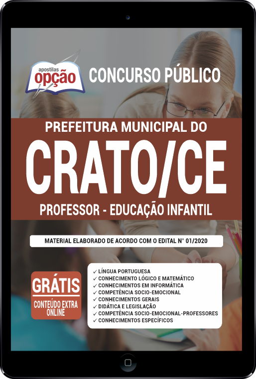 Apostila Prefeitura  do Crato CE PDF - Professor - Educação Infantil