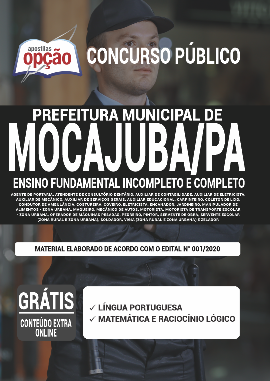 Apostila Prefeitura de Mocajuba - PA - Fundamental Incomp e Comp