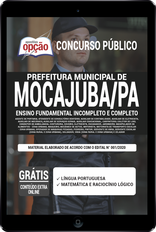 Apostila Prefeitura  de Mocajuba - PA PDF - Fundamental Incomp e Comp