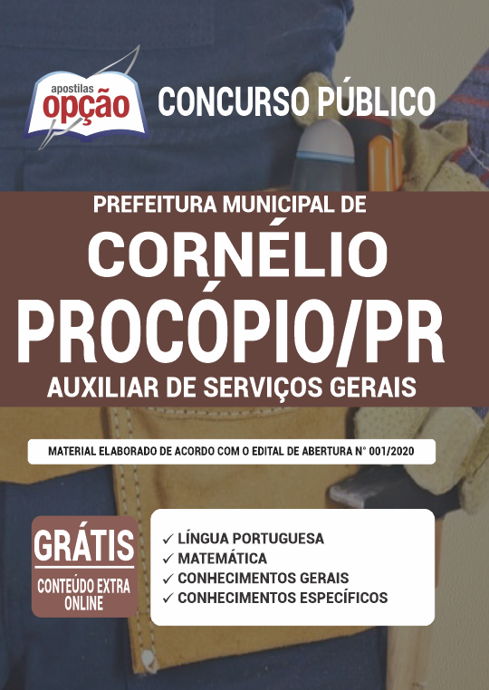 Apostila Prefeitura  de Cornélio Procópio - PR - Aux Serv Gerais