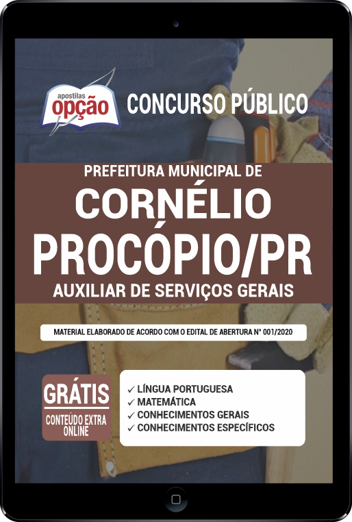 Apostila Prefeitura  de Cornélio Procópio - PR PDF - Aux Serv Gerais