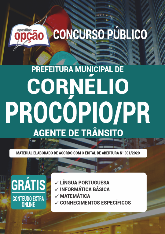 Apostila Prefeitura  Cornélio Procópio PR - Agente de Trânsito