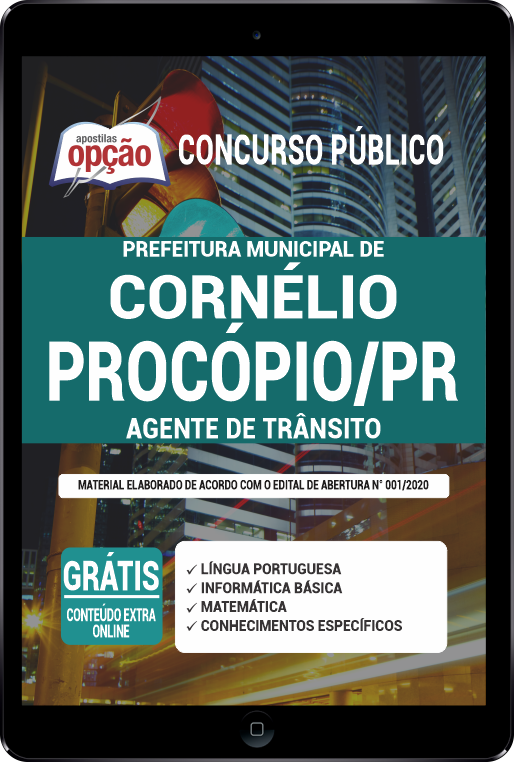 Apostila Prefeitura  Cornélio Procópio PR PDF - Agente de Trânsito