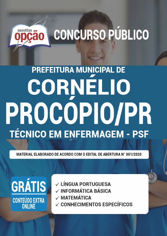 Apostila Prefeitura  Cornélio Procópio PR - Técnico em Enfermagem (PSF)