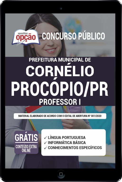 Apostila Prefeitura de Cornélio Procópio PR PDF - Professor I