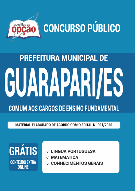 Apostila Prefeitura  de Guarapari - ES - Cargos de Ensino Fundamental