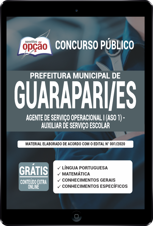 Apostila Prefeitura  Guarapari ES PDF Agente Serviço Operacional I