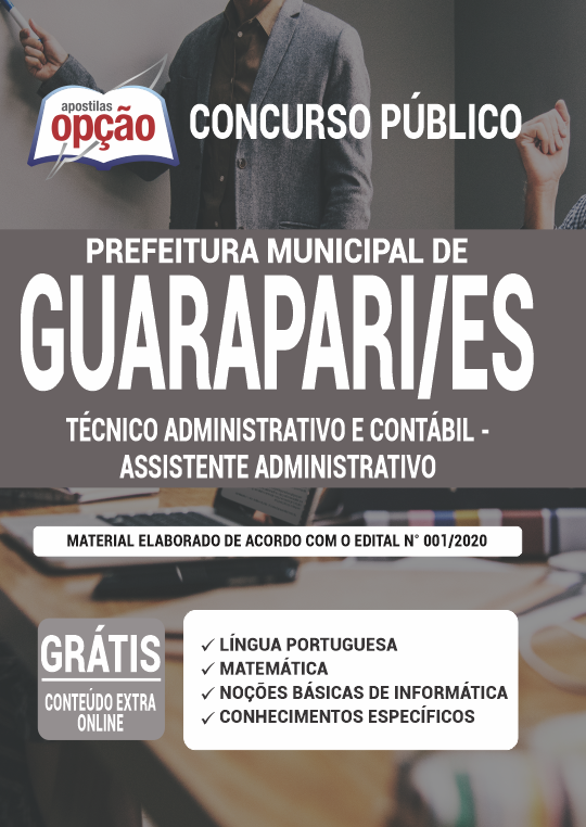 Apostila Prefeitura  de Guarapari - ES - Técnico Admin e Contábil