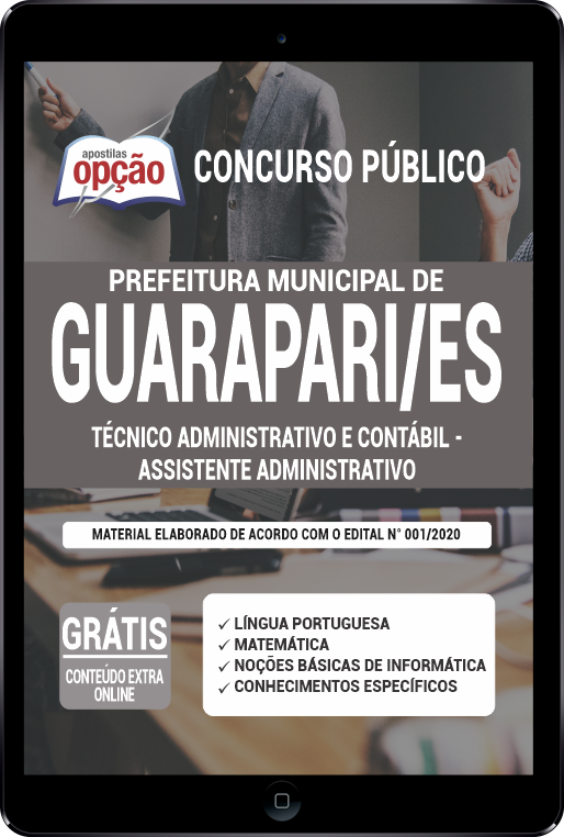 Apostila Prefeitura  de Guarapari - ES PDF - Técnico Admin e Contábil