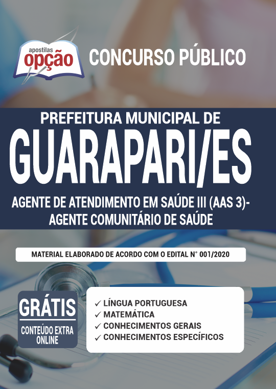 Apostila Prefeitura  de Guarapari - ES - Agente Comunitário de Saúde