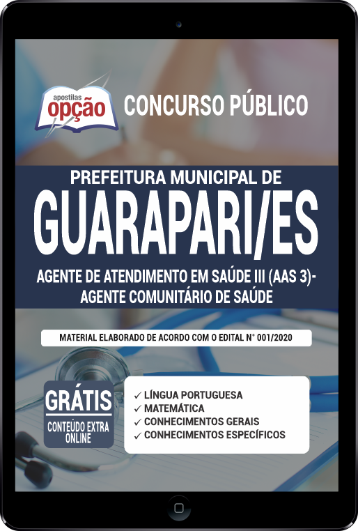 Apostila Prefeitura  de Guarapari - ES PDF - Agente Comunitário de Saúde