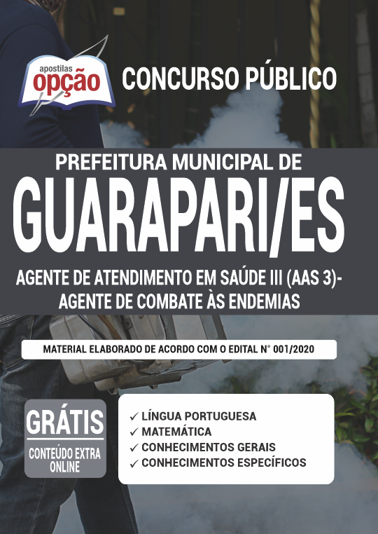 Apostila Prefeitura  de Guarapari - ES - Agente de Combate às Endemias