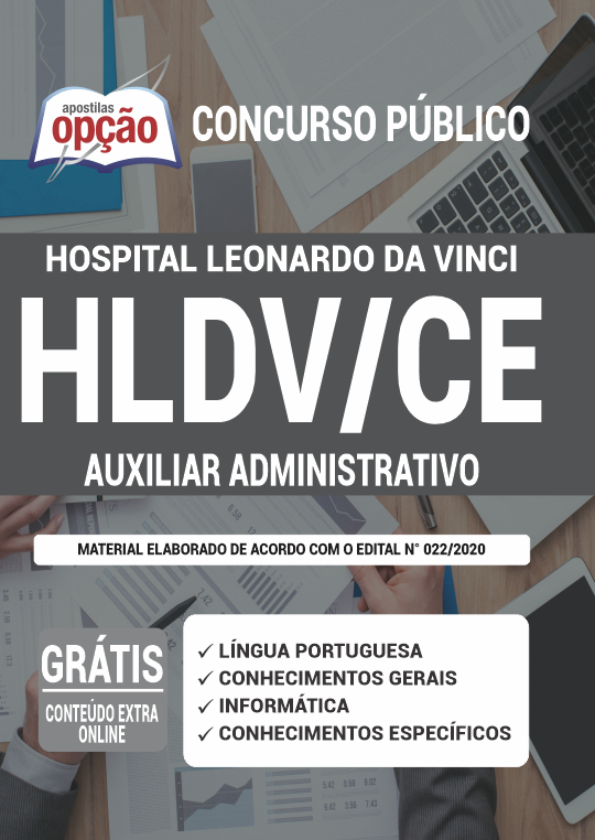 Apostila HLDV-CE - Auxiliar Administrativo