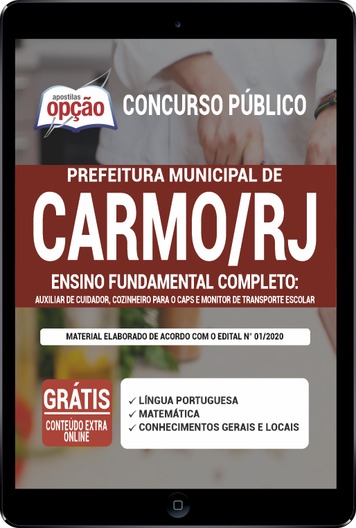 Apostila Prefeitura  de Carmo - RJ PDF - Ensino Fundamental Completo