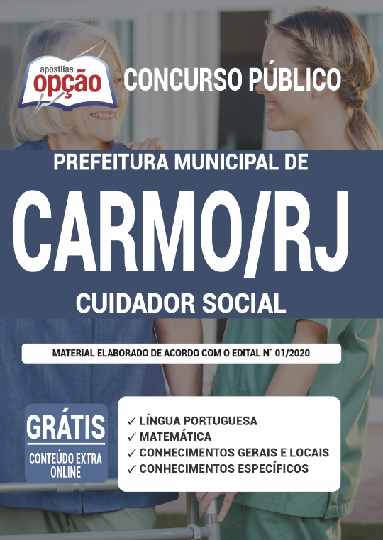 Apostila Prefeitura  Carmo - RJ - Cuidador Social