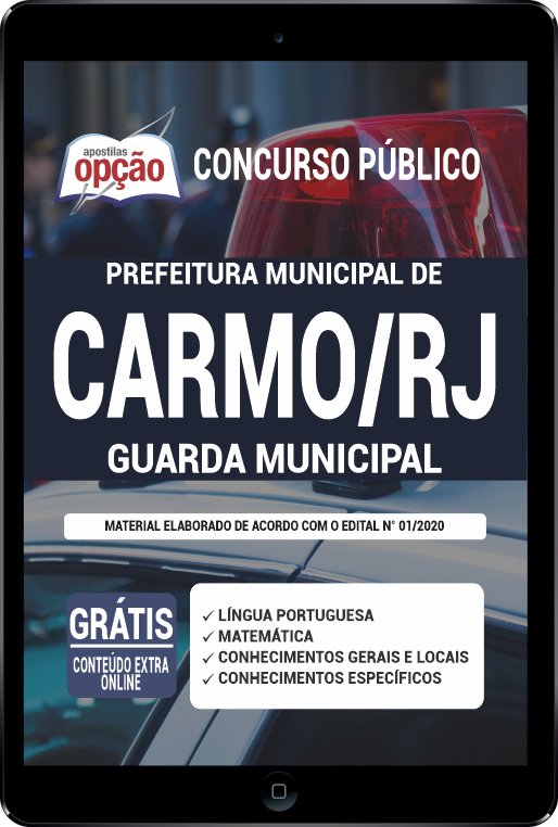 Apostila Prefeitura  Carmo - RJ PDF - Guarda Municipal