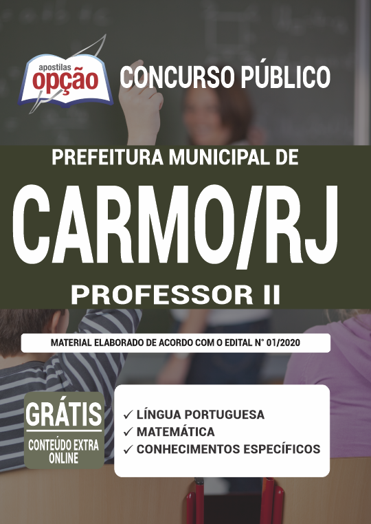 Apostila Prefeitura de Carmo - RJ - Professor II