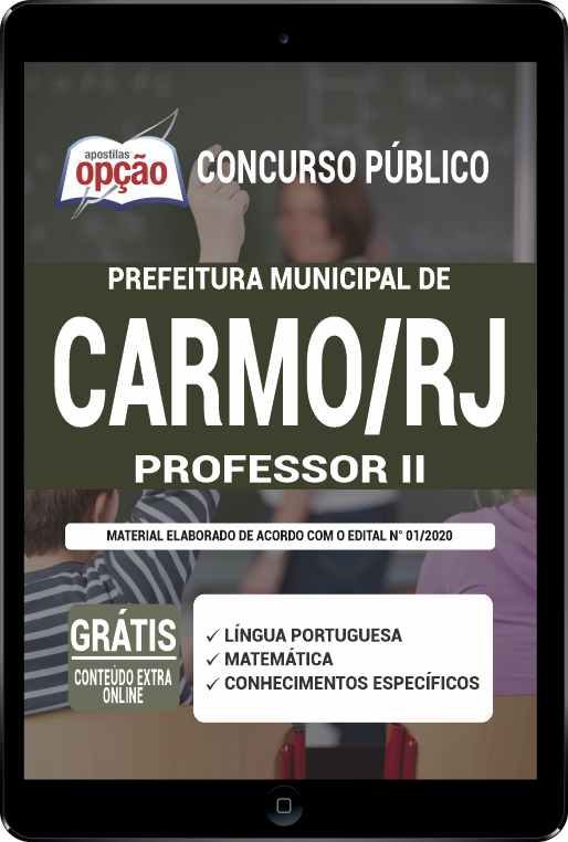 Apostila Prefeitura de Carmo - RJ PDF - Professor II