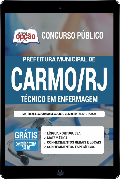 Apostila Prefeitura de Carmo - RJ PDF - Técnico em Enfermagem