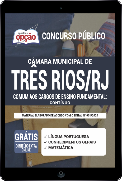 Apostila Câmara de Três Rios - RJ PDF - Ensino Fundamental