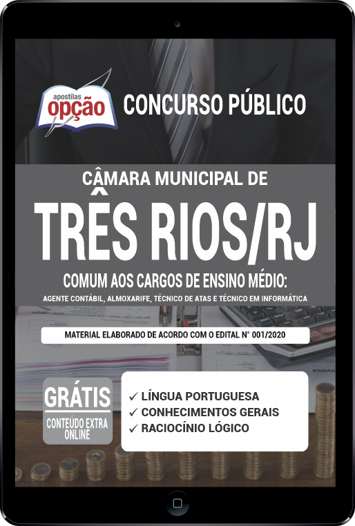 Apostila Câmara de Três Rios - RJ PDF - Ensino Médio