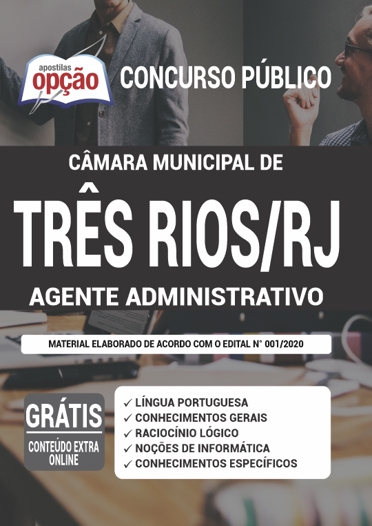 Apostila Câmara de Três Rios - RJ - Agente Administrativo