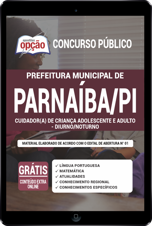 Apostila Prefeitura de Parnaíba - PI PDF - Cuidador (a)