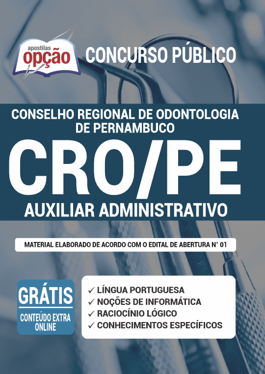 Apostila CRO-PE - Auxiliar Administrativo