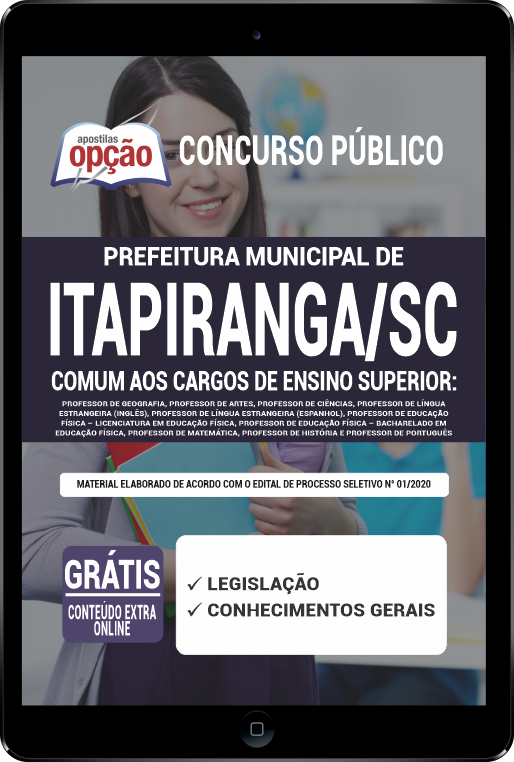 Apostila Prefeitura de Itapiranga - SC PDF - Ensino Superior